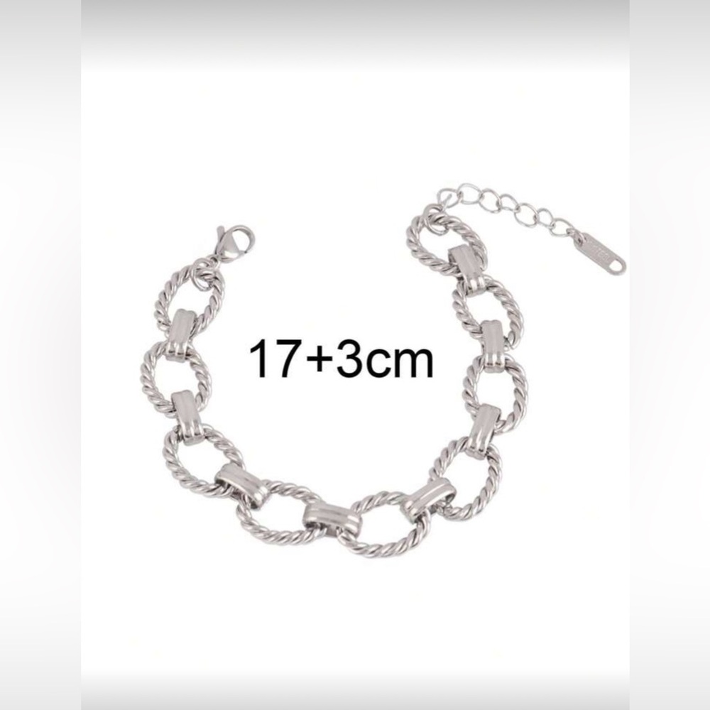 Silver Tone Chain Bracelet - Picture 4 of 4